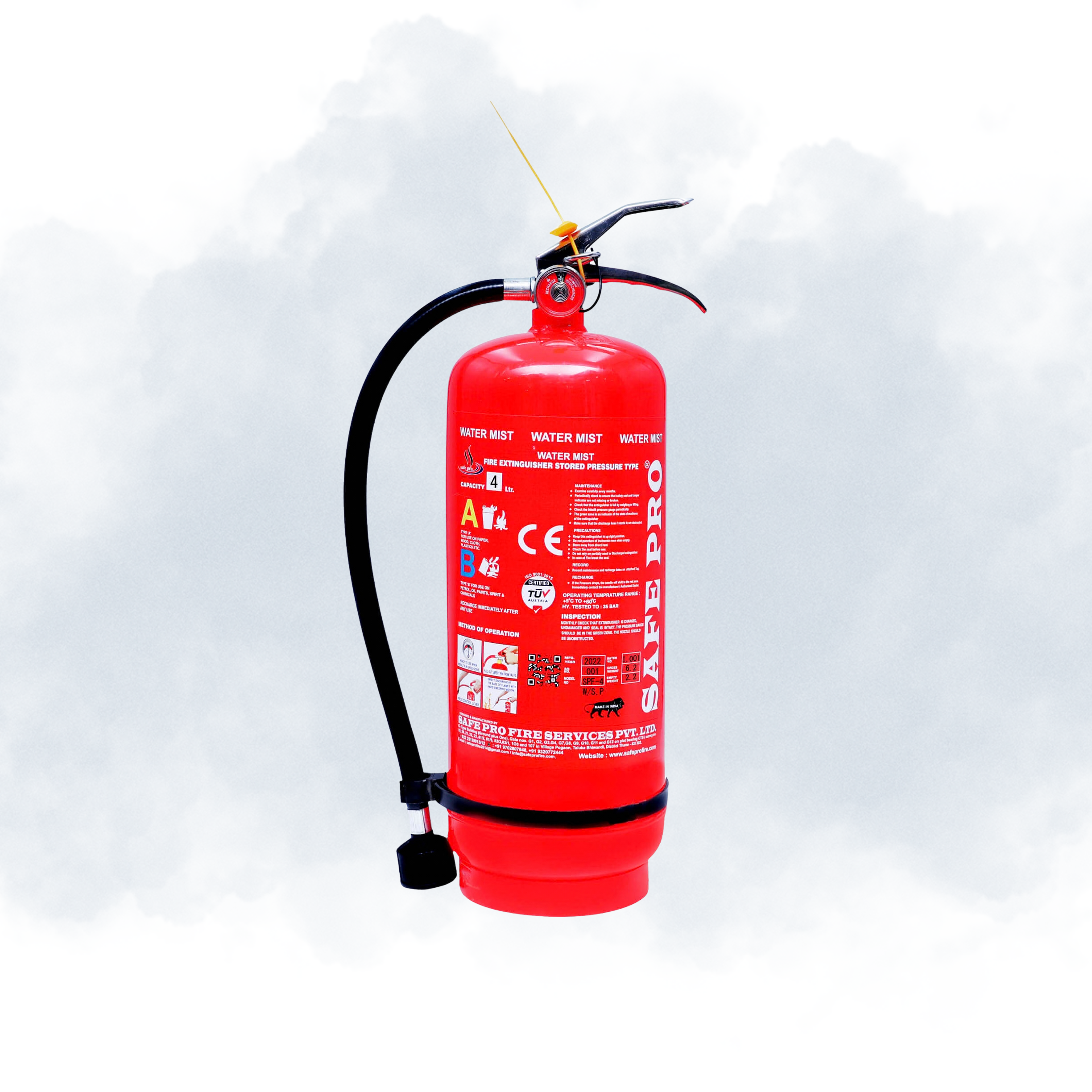 Water Mist Fire Extinguisher